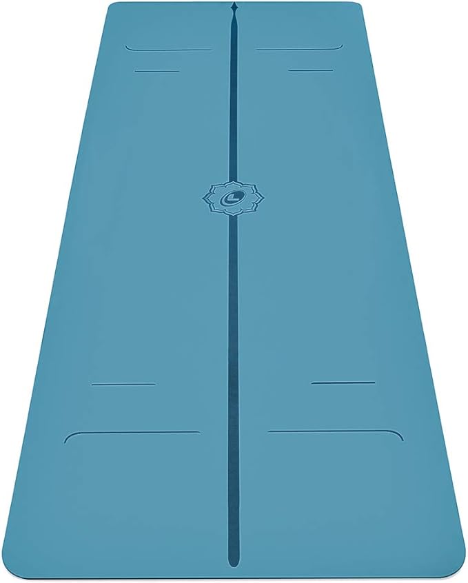 Liforme Evolve Yoga Mat – Free Yoga Bag Included - Patented Alignment System, Warrior-like Grip, Non-slip, Eco-friendly, Sweat-Resistant, Long, Wide, 4.2mm thick mat for comfort