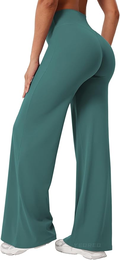 YEOREO Workout Leggings Womens No Front Seam Straight Leggings 29"/ 31.5"/ 33"/ 35" High Waist Buttery Eddiy Gym Yoga Pants