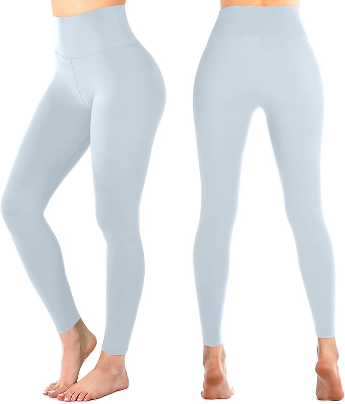 Leafigure High Waisted Leggings for Women- Soft No See-Through Yoga Pants for Gym Workout Running