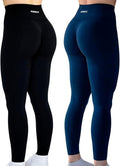 AUROLA Workout Leggings for Women Seamless Scrunch Tights Tummy Control Gym Fitness Girl Sport Active Yoga Pants
