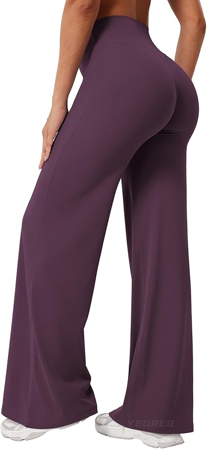 YEOREO Workout Leggings Womens No Front Seam Straight Leggings 29"/ 31.5"/ 33"/ 35" High Waist Buttery Eddiy Gym Yoga Pants