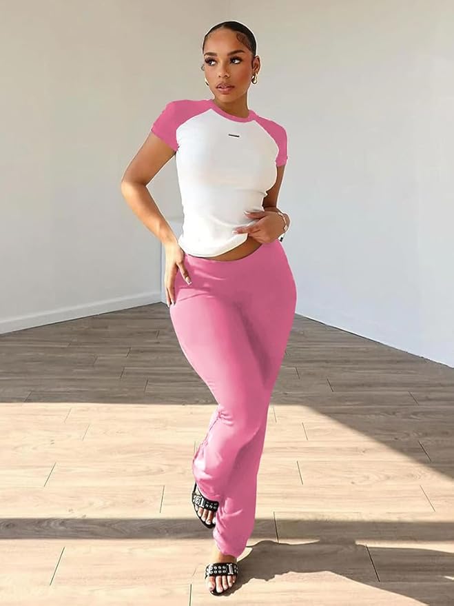 Nimsruc 2 Piece Outfits for Women Casual Sweat Sets