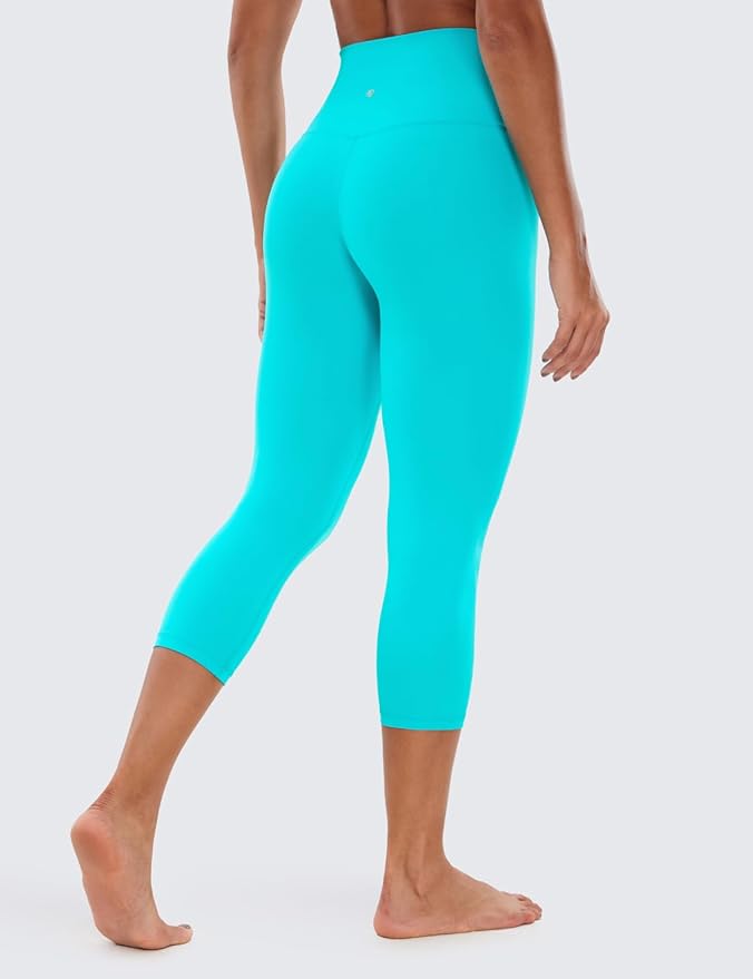 CRZ YOGA Butterluxe Yoga Capris Leggings 21'' - High Waisted Buttery Soft Lounge Womens Crop Pants