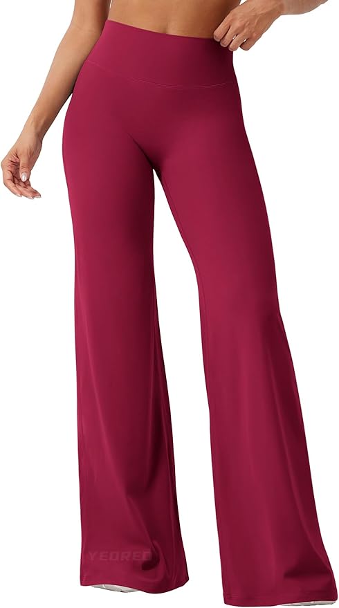 YEOREO Workout Leggings Womens No Front Seam Straight Leggings 29"/ 31.5"/ 33"/ 35" High Waist Buttery Eddiy Gym Yoga Pants