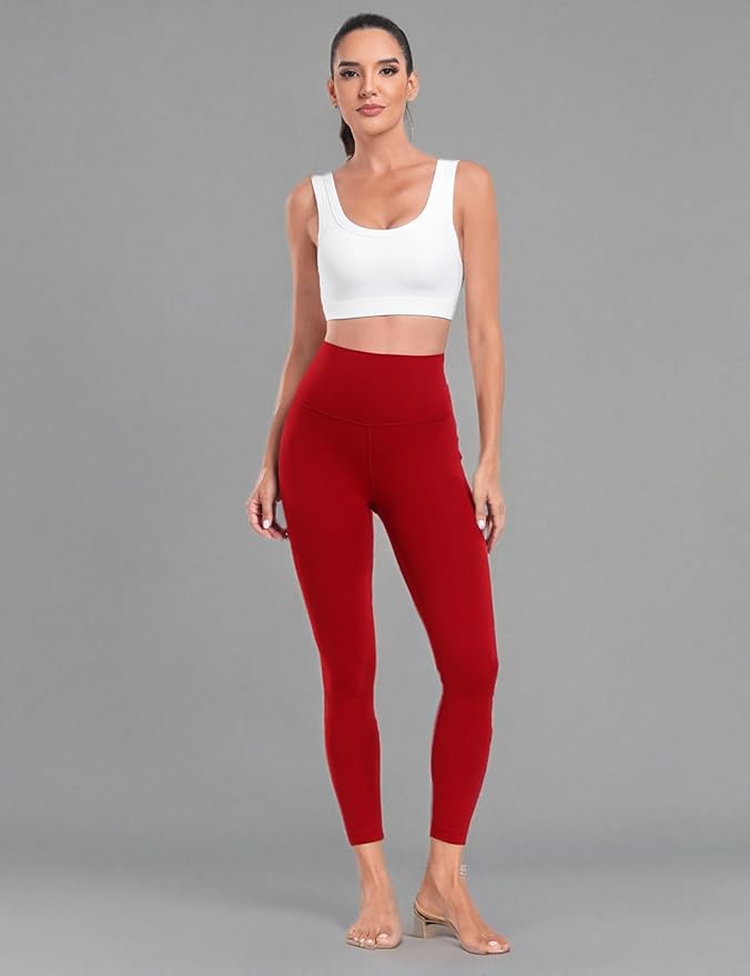 HeyNuts Yoga Pro Leggings 25'', Light to Medium Support, Buttery Soft 7/8 Lounge Yoga Pants
