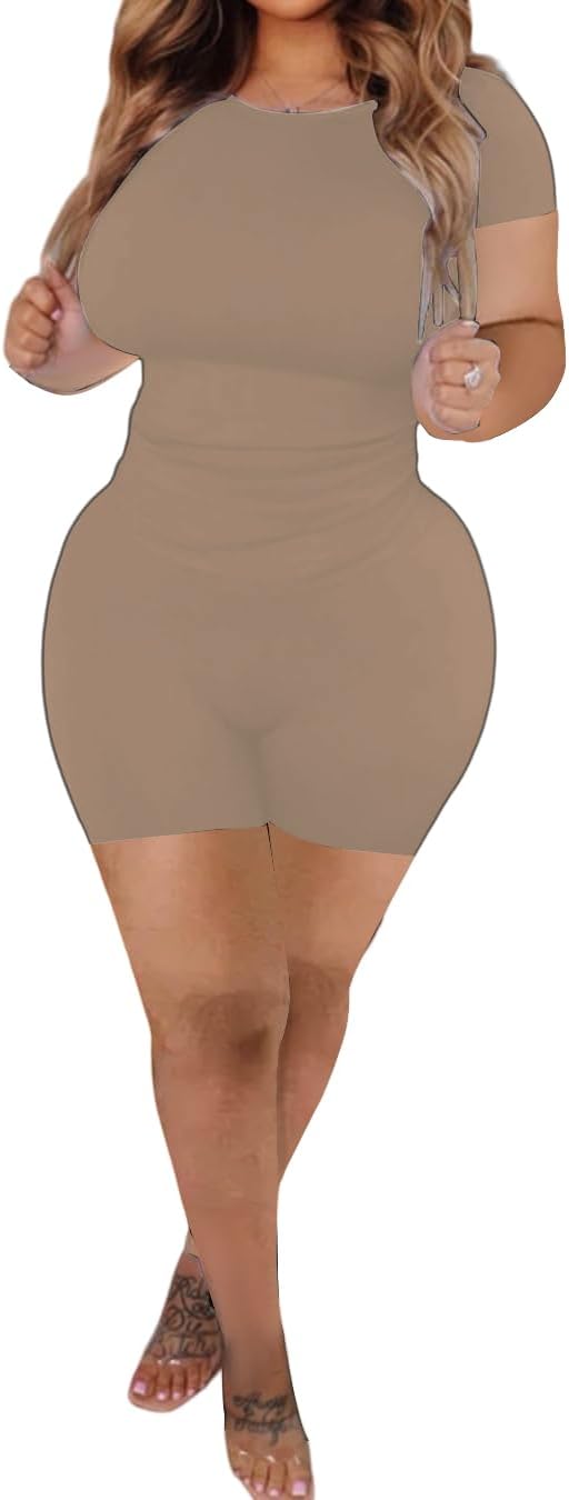 chicyes Lounge 2 Piece Sets For Women Summer Gym Two Piece Outfits Workout Plus Size Set Matching Shorts Clothes