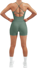 SUUKSESS Women 2 Piece Workout Sets Padded Tank Tops Tummy Control Leggings Gym Outfits
