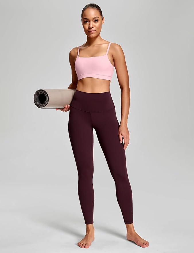 HeyNuts Yoga Pro Leggings 25'', Light to Medium Support, Buttery Soft 7/8 Lounge Yoga Pants