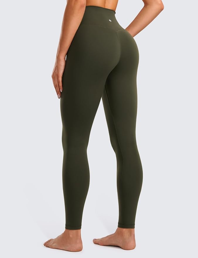 CRZ YOGA Butterluxe Crossover Waist Leggings 28" - Criss Cross Full Length Workout Athletic Womens Yoga Pants