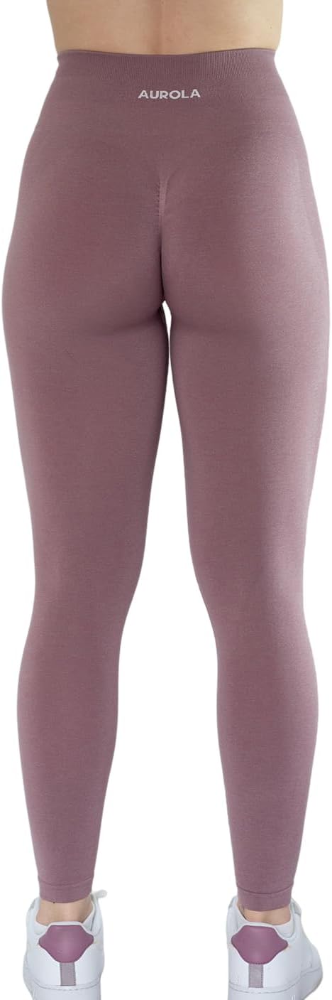AUROLA Workout Leggings for Women Seamless Scrunch Tights Tummy Control Gym Fitness Girl Sport Active Yoga Pants