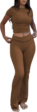 Nimsruc Two Piece Lounge Sets For Women Summer Outfits