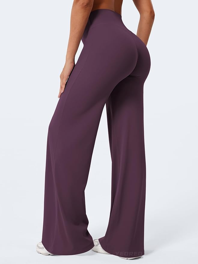 YEOREO Workout Leggings Womens No Front Seam Straight Leggings 29"/ 31.5"/ 33"/ 35" High Waist Buttery Eddiy Gym Yoga Pants