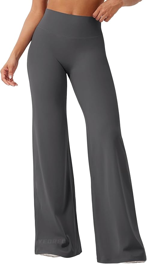YEOREO Workout Leggings Womens No Front Seam Straight Leggings 29"/ 31.5"/ 33"/ 35" High Waist Buttery Eddiy Gym Yoga Pants