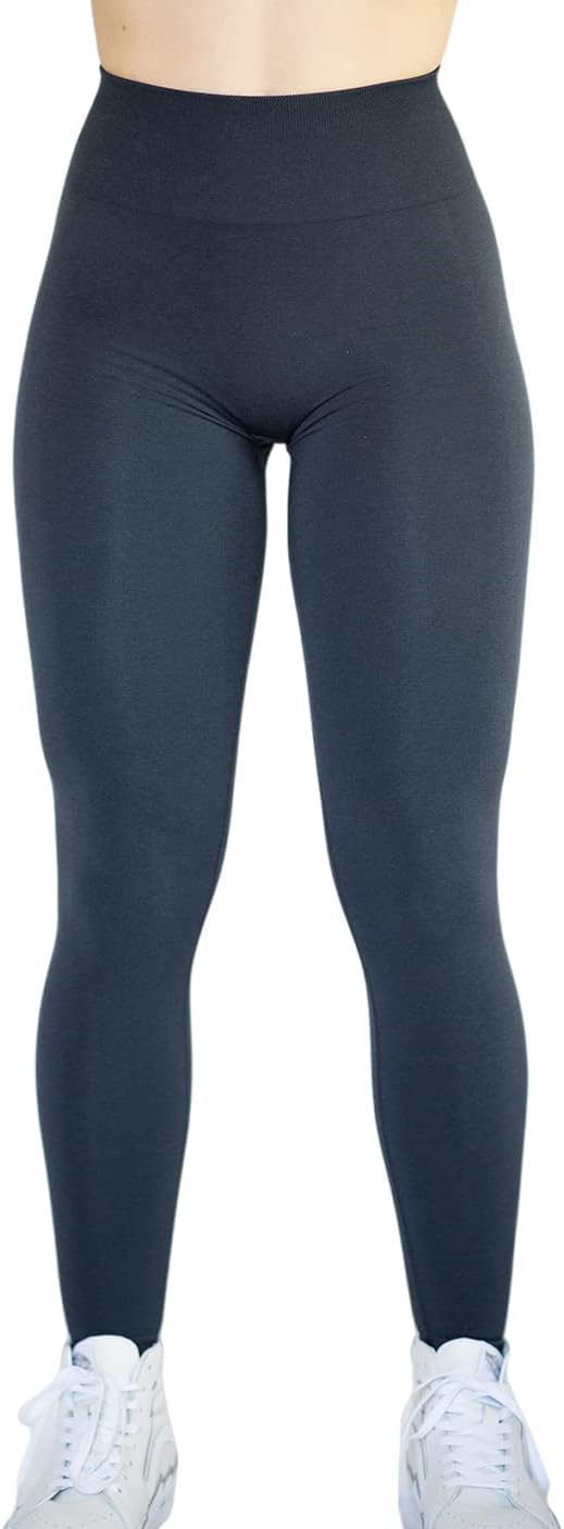 AUROLA Workout Leggings for Women Seamless Scrunch Tights Tummy Control Gym Fitness Girl Sport Active Yoga Pants