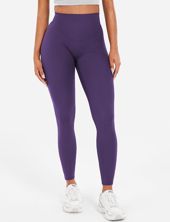 YEOREO Workout Leggings for Women Hidden Scrunch Tummy Control Leggings Agathia High Waisted Gym Yoga Pants