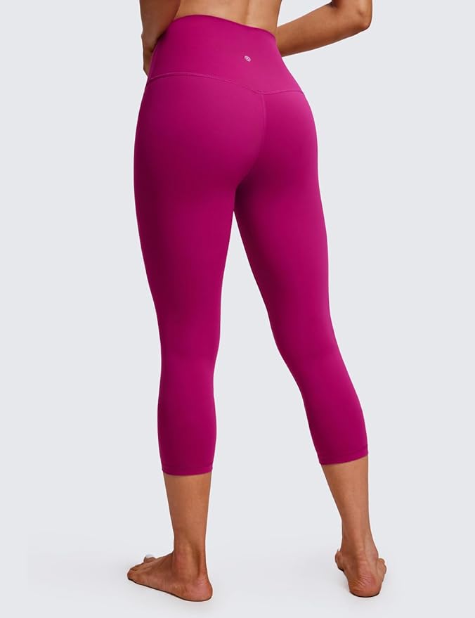 CRZ YOGA Butterluxe Yoga Capris Leggings 21'' - High Waisted Buttery Soft Lounge Womens Crop Pants