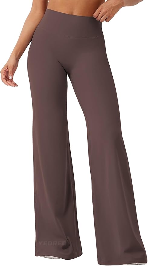 YEOREO Workout Leggings Womens No Front Seam Straight Leggings 29"/ 31.5"/ 33"/ 35" High Waist Buttery Eddiy Gym Yoga Pants