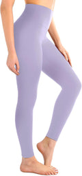 Leafigure High Waisted Leggings for Women- Soft No See-Through Yoga Pants for Gym Workout Running