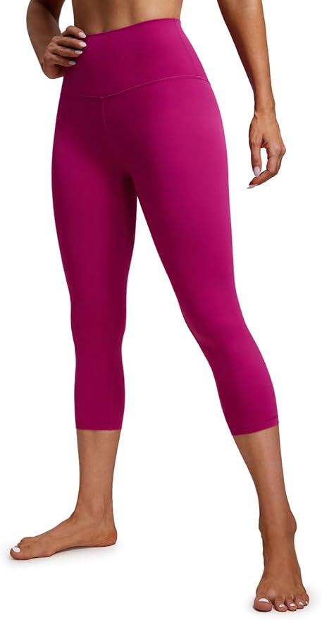 CRZ YOGA Butterluxe Yoga Capris Leggings 21'' - High Waisted Buttery Soft Lounge Womens Crop Pants