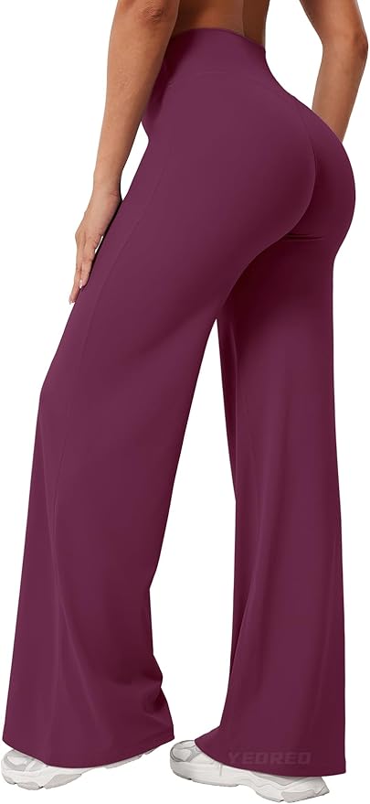 YEOREO Workout Leggings Womens No Front Seam Straight Leggings 29"/ 31.5"/ 33"/ 35" High Waist Buttery Eddiy Gym Yoga Pants