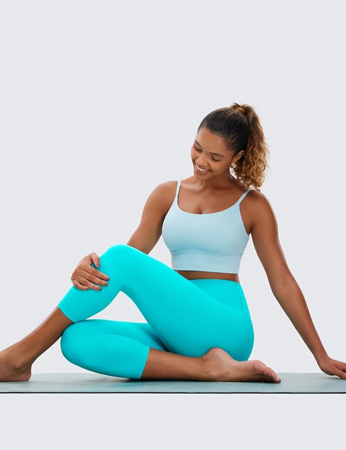 CRZ YOGA Butterluxe Yoga Capris Leggings 21'' - High Waisted Buttery Soft Lounge Womens Crop Pants