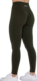 AUROLA Workout Leggings for Women Seamless Scrunch Tights Tummy Control Gym Fitness Girl Sport Active Yoga Pants
