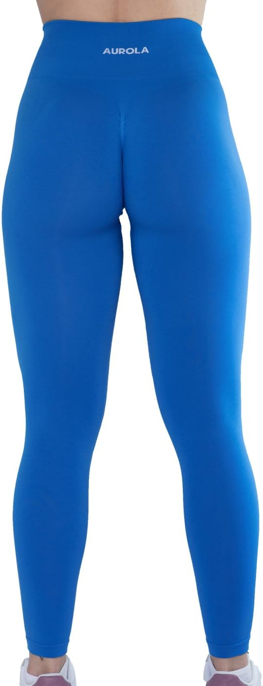 AUROLA Workout Leggings for Women Seamless Scrunch Tights Tummy Control Gym Fitness Girl Sport Active Yoga Pants