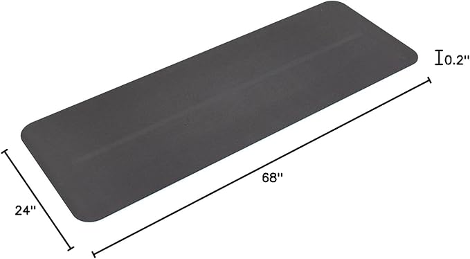 Manduka Begin Yoga Mat 68" - 5mm Cushioning | Comfortable, Lightweight & Reversible with Alignment Stripe | Budget-Friendly | 68 x 24 inches