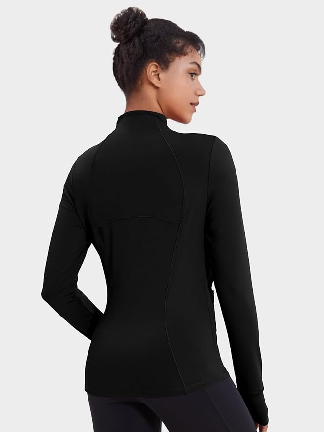 VUTRU Women's Workout Jacket Zip Up Athletic Lightweight Running Yoga Jacket with Pockets