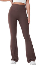 YEOREO Women's Mini Flared Workout High Waist No Front Seam Yoga Legging Pants