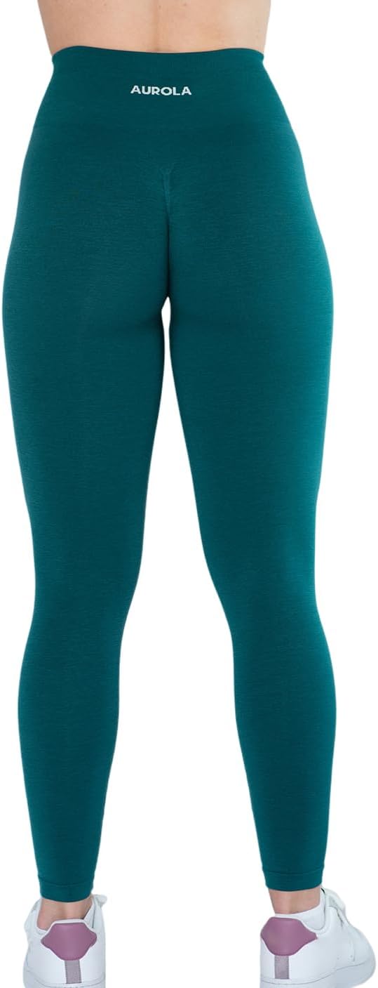 AUROLA Workout Leggings for Women Seamless Scrunch Tights Tummy Control Gym Fitness Girl Sport Active Yoga Pants