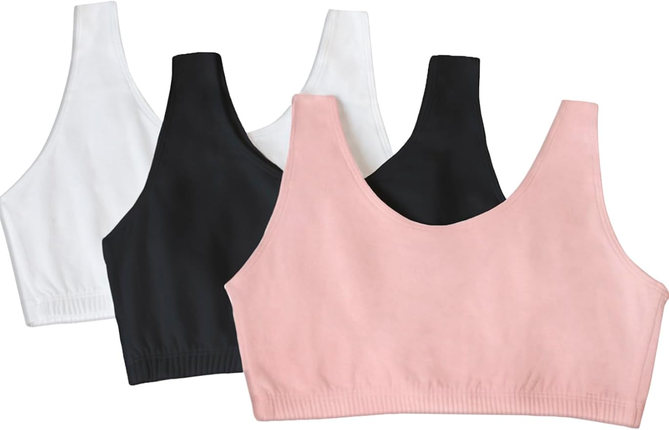 Fruit of the Loom Women's Cotton Tank Bra for Women - Ultimate Comfort & Breathable Fit
