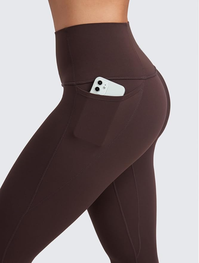 CRZ YOGA Butterluxe Workout Capri Leggings Pockets 21" - High Waisted Gym Athletic Womens Crop Yoga