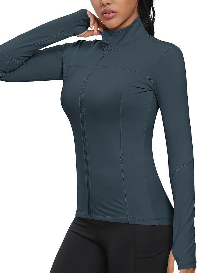 GYM RAINBOW Workout Jackets for Women Athletic Jacket Spring Running Yoga Jackets