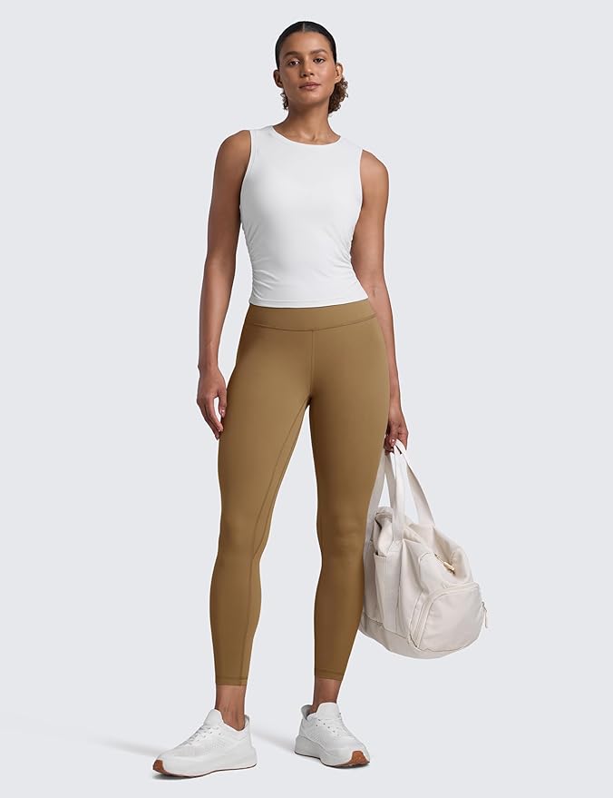 CRZ YOGA Butterlift Workout Leggings 25" - High Waisted Pilates Gym Athletic Womens Yoga Pants Buttery Soft