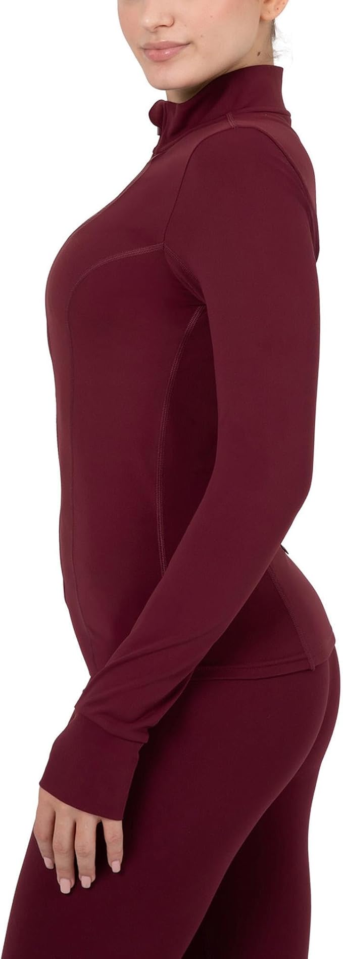 YITTY Active Women's Ultraluxe Full Zip Jacket, Athleisure, 4-Way-Stretch, Thumbholes