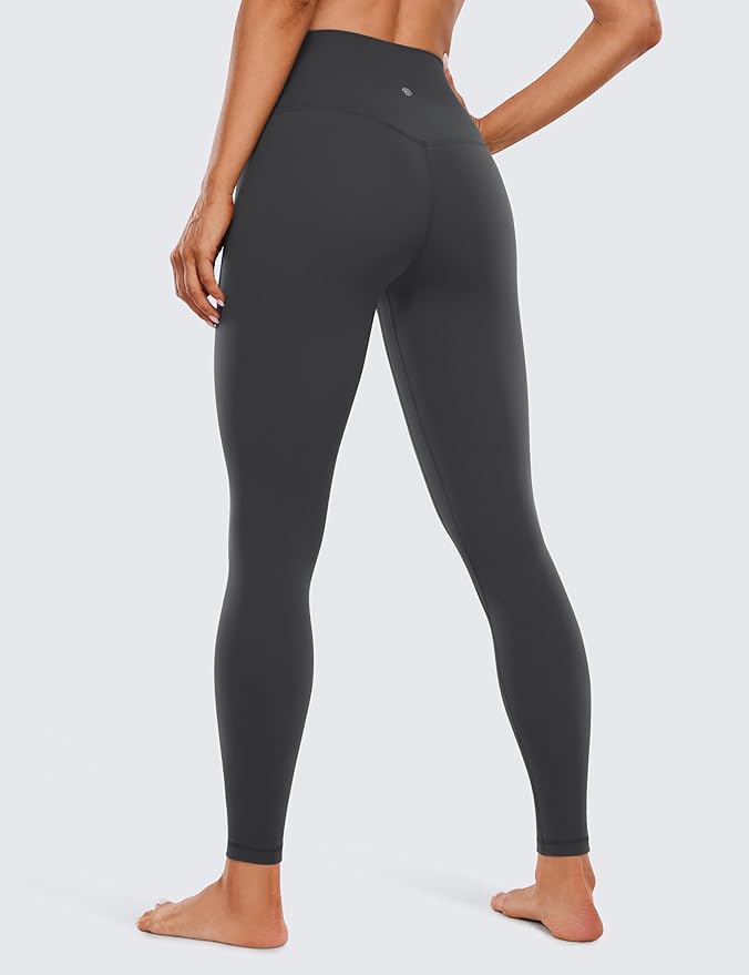CRZ YOGA Womens Butterluxe High Waisted Yoga Leggings 28" - Double Seamed Buttery Soft Comfy Athletic Gym Workout Pants