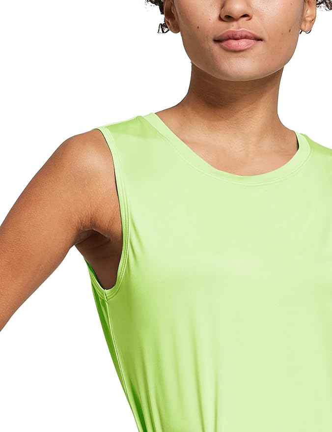 baleaf Workout Tank Tops for Women Sleeveless Running Athletic Loose Fit Yoga Tops Active Shirts Sports Gym Exercise