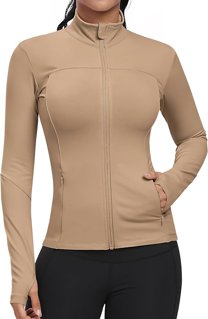 GYM RAINBOW Workout Jackets for Women Athletic Jacket Spring Running Yoga Jackets