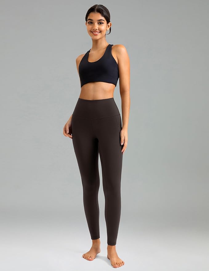 Colorfulkoala Women's High Waisted Yoga Pants 7/8 Length Leggings with Pockets
