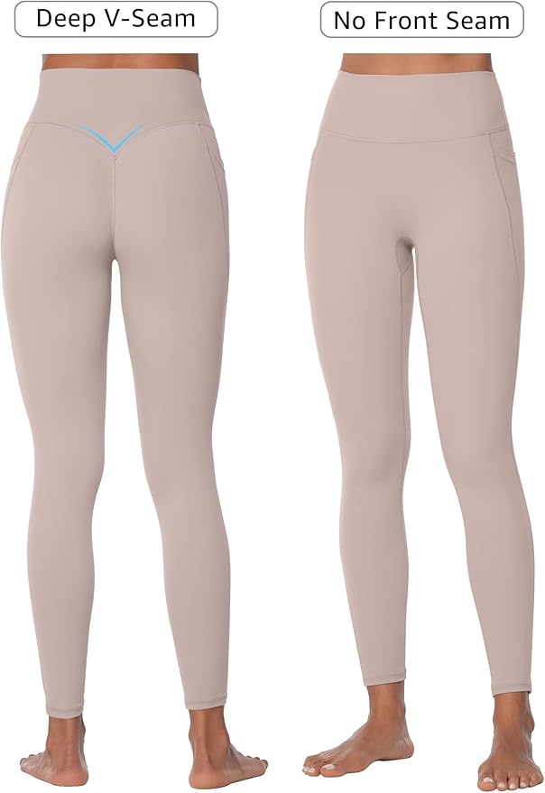Sunzel Sunzfly Workout Leggings for Women, Tummy Control Compression Workout Gym Yoga Pants, High Waist & No Front Seam Lycra