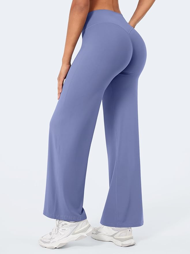 YEOREO Workout Leggings Womens No Front Seam Straight Leggings 29"/ 31.5"/ 33"/ 35" High Waist Buttery Eddiy Gym Yoga Pants