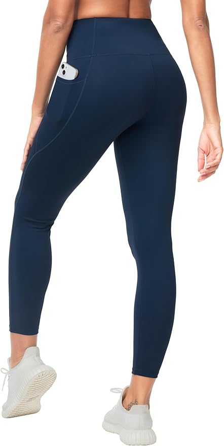 Dragon Fit Women's High Waisted Yoga Leggings Stretchy Tummy Control Gym Workout Pants with Pockets