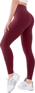High Waisted Leggings with Pockets for Women Buttery Soft Full Length Capri Workout Yoga Pants