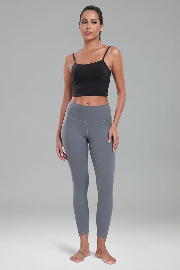 Colorfulkoala Buttery Soft Leggings for Women - High Waist 7/8 Length Workout Gym Yoga Pants