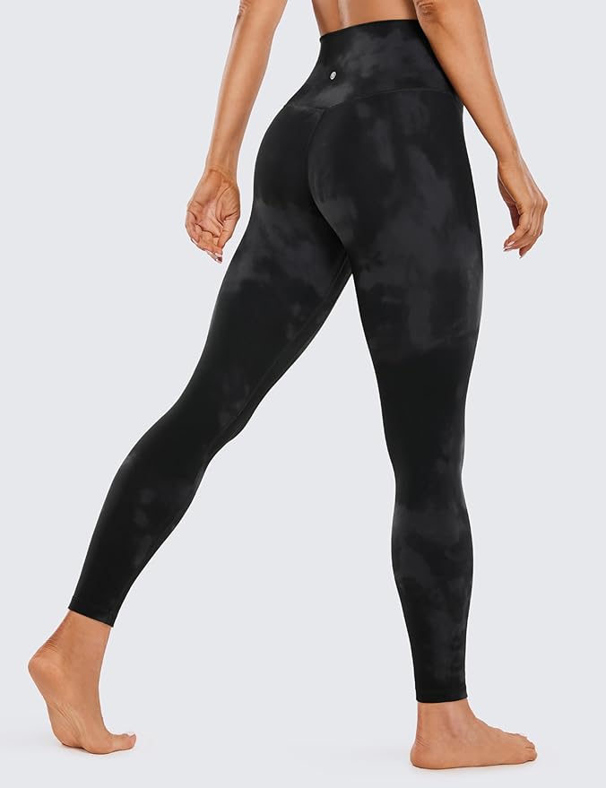 CRZ YOGA Womens Butterluxe High Waisted Yoga Leggings 28" - Double Seamed Buttery Soft Comfy Athletic Gym Workout Pants