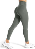 Unthewe Naked-Feel No Front Seam Leggings for Women - High Waisted Buttery Soft Workout Yoga Pants 25"
