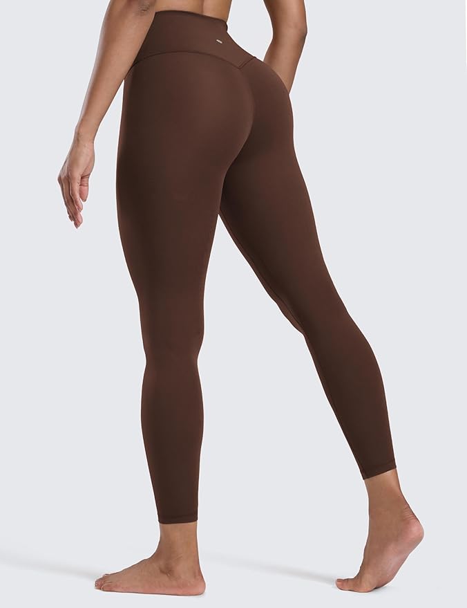 CRZ YOGA Butterlift Workout Leggings 25" - High Waisted Pilates Gym Athletic Womens Yoga Pants Buttery Soft