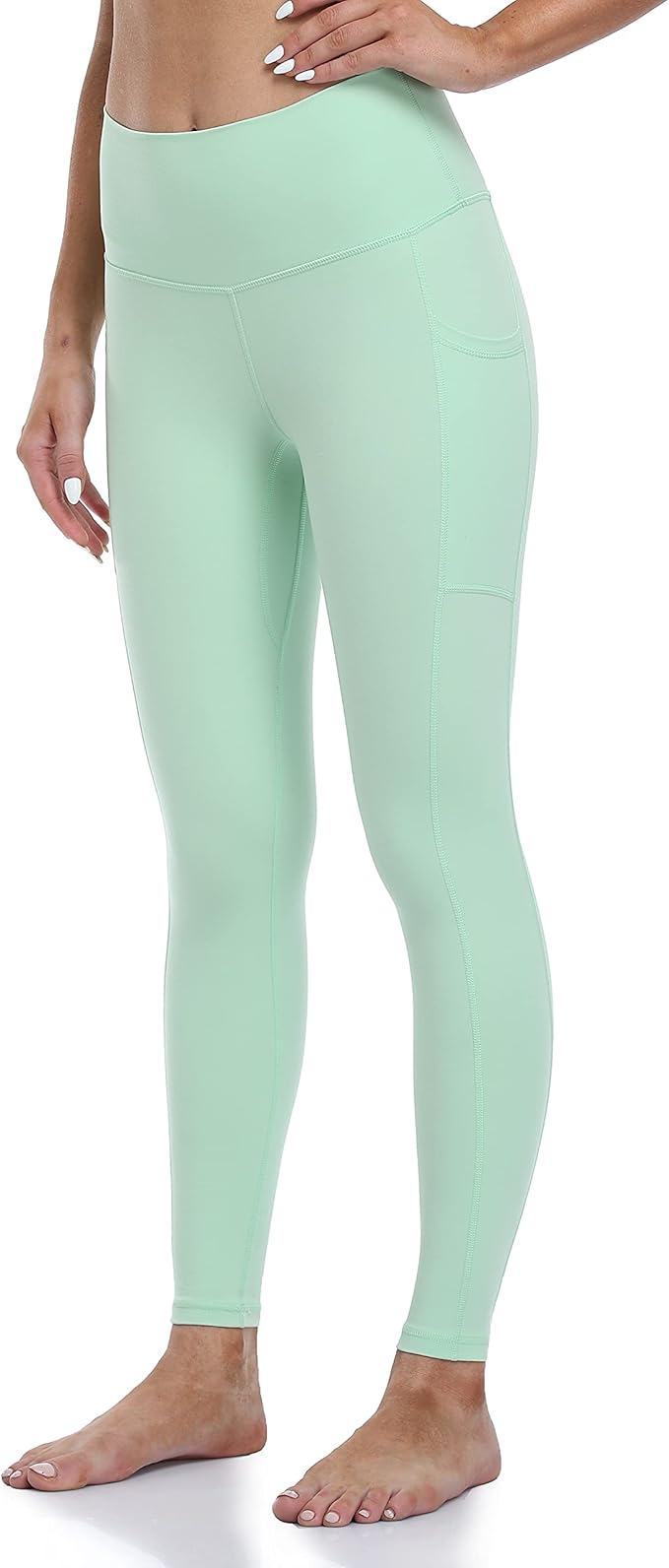 Colorfulkoala Women's High Waisted Yoga Pants 7/8 Length Leggings with Pockets