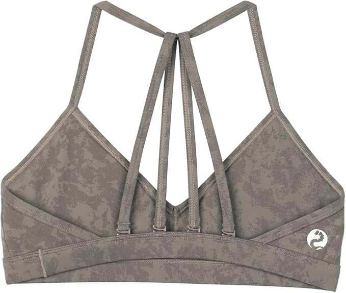 AUROLA Mercury Workout Sports Bras Women Athletic Removable Padded Backless Strapy Minimal Crop Top